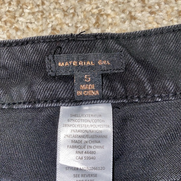 black denim material girl star shorts - Picture 10 of 10